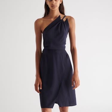 Chloé Navy Silk Dress