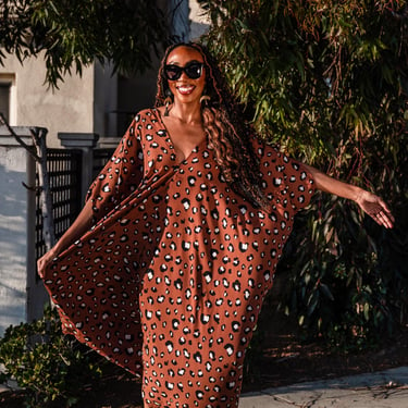 Lianne Leopard Caftan 