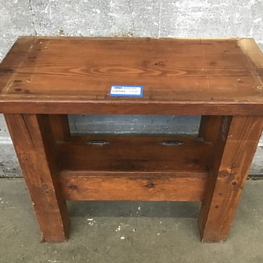 Rustic Fir Side Table (Seattle)