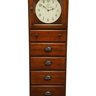 KINCAID FURNITURE Ducks Unlimited Solid Cherry Traditional 20" Lingerie Chest w. Clock 34-040 