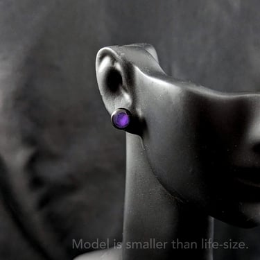 Small Purple and Black Studs