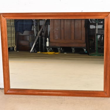 Kindel Furniture Mid-Century Fruitwood Framed Wall Mirror, 1960s