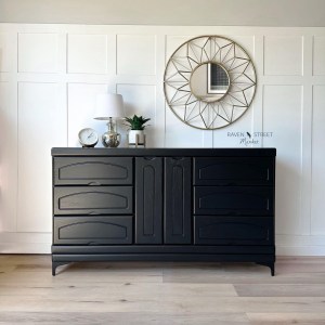 Modern Black Dresser