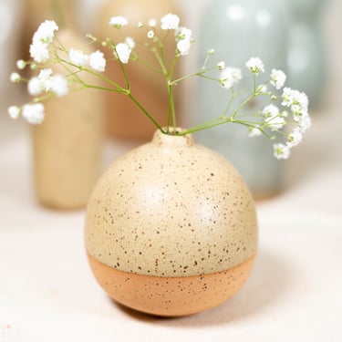 Speckled Sandstone Bud Vase