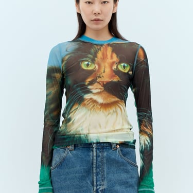 Jw Anderson Women Cat Mesh Top