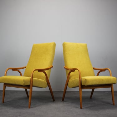 Set of 2 Antonin Šuman Armchairs, 1960s 