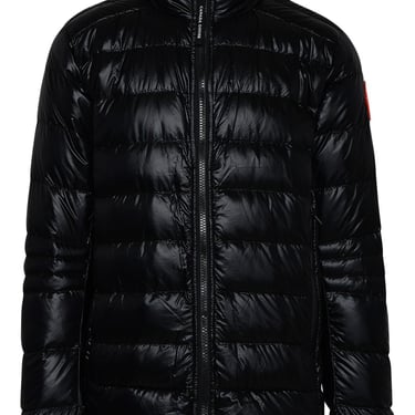 Canada Goose Black Nylon Crofton Jacket Man