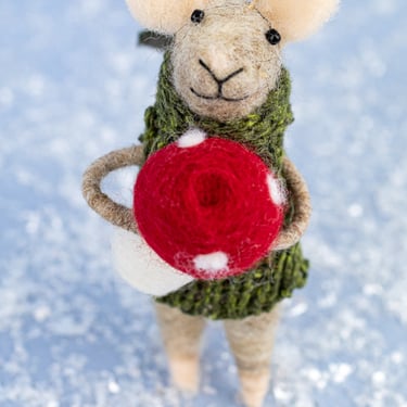 Toadstool Tilda Mouse Ornament