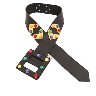 Lily Farouche Munich Vintage Black Leather Western Stud  display picture 1