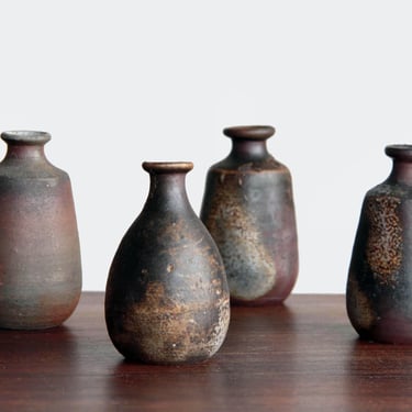 Mini Size | Bizen Pottery Bottle | Japanese Sake Tokkuri 