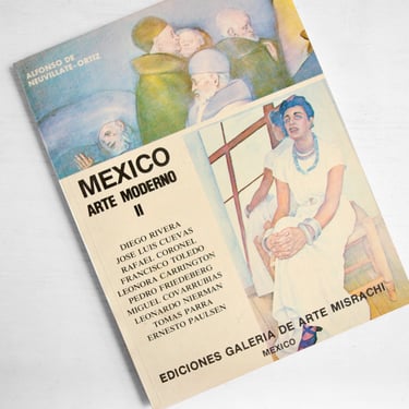 Mexican Modern Art Book, Copyright 1977, Full Color Art Book in Spanish 