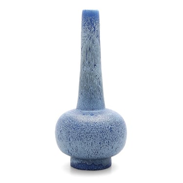 GÖSTA BOBERG ceramic vase in iron blue glaze for Bo Fajans, Sweden 1940
