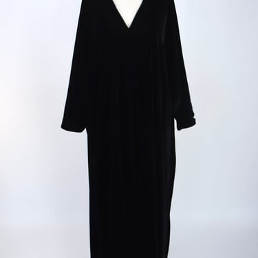 Donna Karan Silk Velvet Dressing Gown