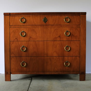 Vintage Mid Century Cherry Bachelor Chest by Baker Furniture Company 