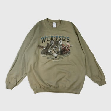 Vintage North America Wilderness Sweatshirt Sz L