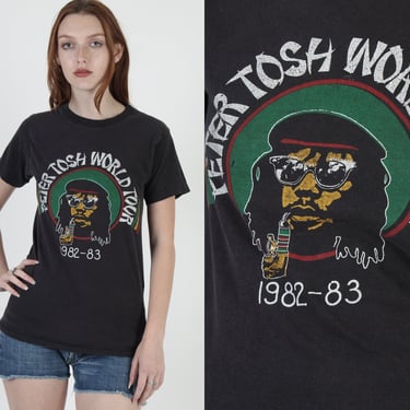 1982 Peter Tosh Wanted Dread And Alive T Shirt 