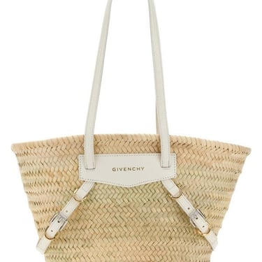 Givenchy Woman Straw Small Voyou Basket Shopping Bag