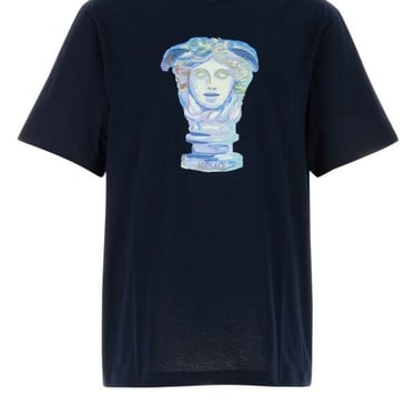 Versace Men T-Shirt Compact Cotton Jersey Fabric + Medusa Gall