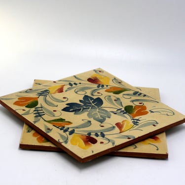 vintage ceramic tiles made in Italy 