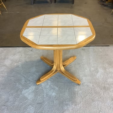 Oak and Tile Table