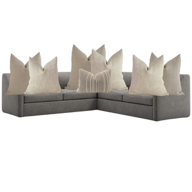 Sectional Pillow Combo 'Neutral Tones'