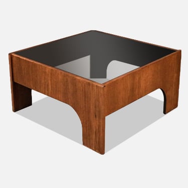 Claudio Salocchi \u201cOriolo\u201d Smoke Glass Coffee Table for Sormani 