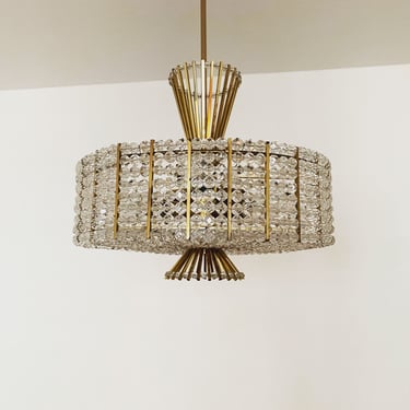 Austrian Mid-Century Modern Chandelier by Emil Stejnar for Rupert Nikoll | 1960s 