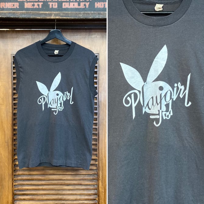 80s anvil アンビル PLAYBOY プレイボーイ プリントロンTEE PLAYBOY - プレイボーイ 80s ヴィンテージ プリント 半袖 T