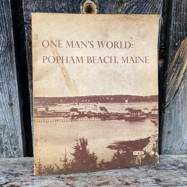 Vintage Maine Book — Vintage Book on Maine — Maine Book — Popham Beach Book — Popham Beach Maine Book — Maine Beach Book — Vintage Maine 