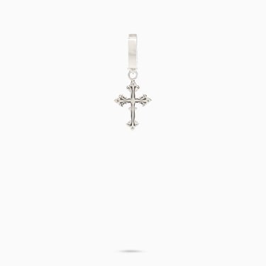 Emanuele Bicocchi Avelli Silver 925 Cross Earring Men