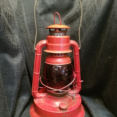 Vintage Red Dietz Lantern