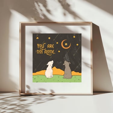 Fine art print | Wall Decor | Giclée | 12 x 12 | Friends 