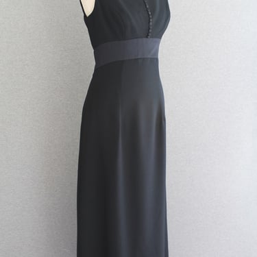 Black Tie Only - Vintage -  Cocktail Gown - by Jim Hjelm Occasions - Marked size 10 