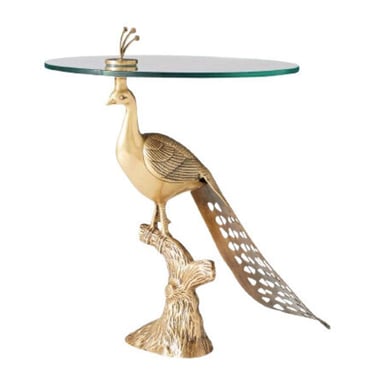 Peacock End Table