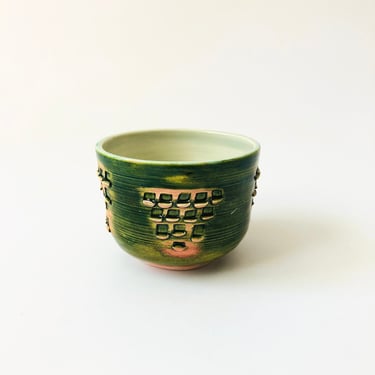 Green Pottery Bowl 