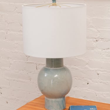 Blue Ceramic Lamp