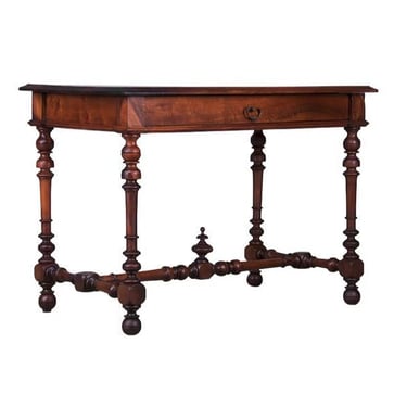 DELIVERY CHARGE Antique French Louis XIII Style Walnut Writing Desk 