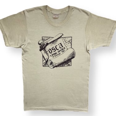 Vintage 80s Lyric Opera House “Tosca” Giacomo Puccini Single Stitch Graphic T-Shirt Size Medium 
