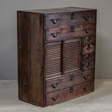 Antique Japanese Nagoya Merchant Chest