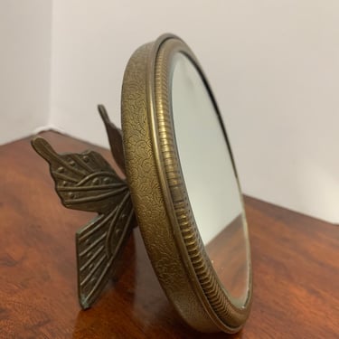 Deco Style 1960s Butterfly Vanity Mirror 