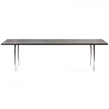 Stone and Steel Minimalist Table by William Katavolos, Ross Littell & Douglas Kelly for Laverne International