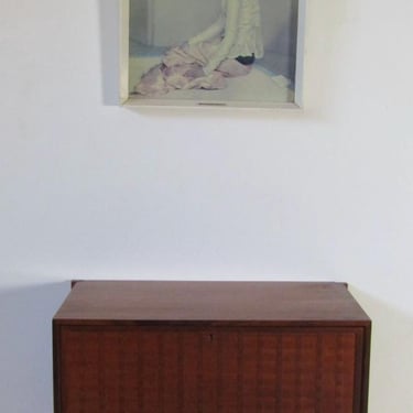 Poul Cadovius teak wall unit with secretaire for Cado, Denmark 1960s 