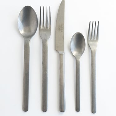 5 Piece Loft Vintage Cutlery Set in Stainless Steel