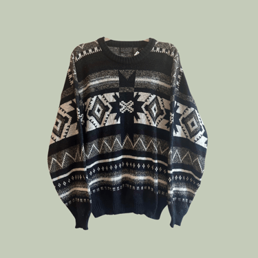chunky fair isle sweater