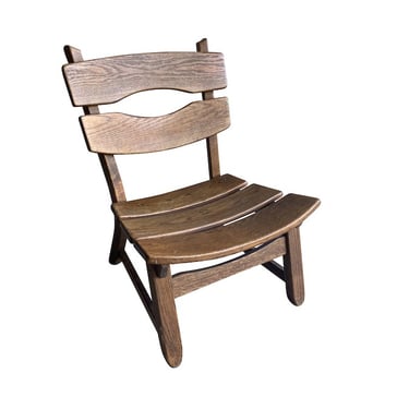 Oak Lounge Chair (Four Available)