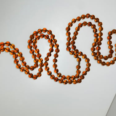 Root Beer Glass Beaded Necklace