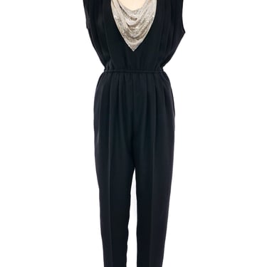 Chainmail Bib Accented Jumpsuit