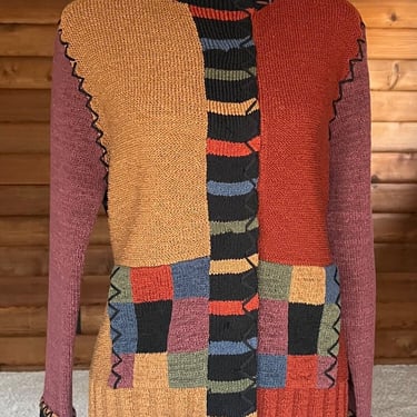 CURIO Multicolor Women's Sweater Size Medium 