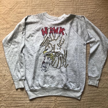 70s Hand Drawn Sweatshirt Small Medium 