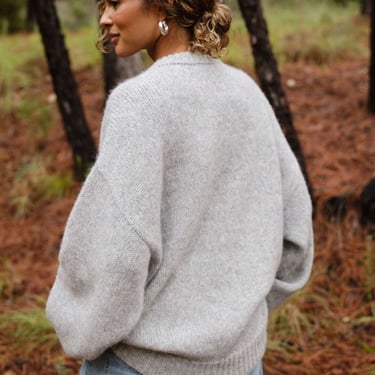 MAMÈNE Boyfriend Sweater - Heather